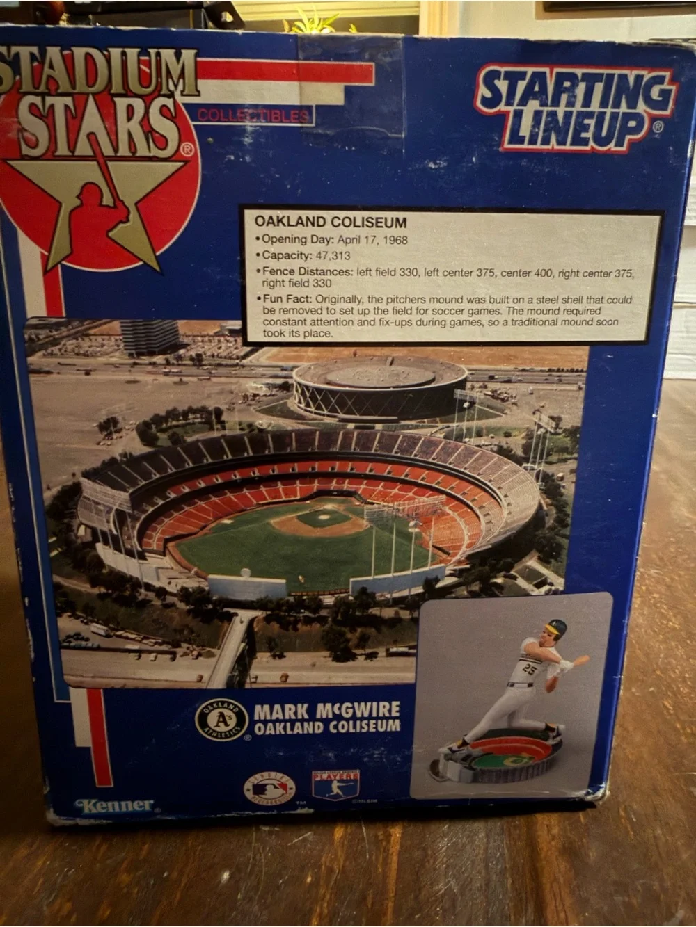 Stadium Stars Mark McGwire Oakland Athletics Stadium Baseball Figure 1995 LE